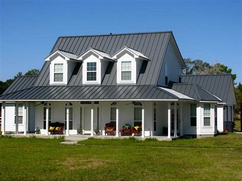 houses with green metal roofs and siding|green metal roofing near me.